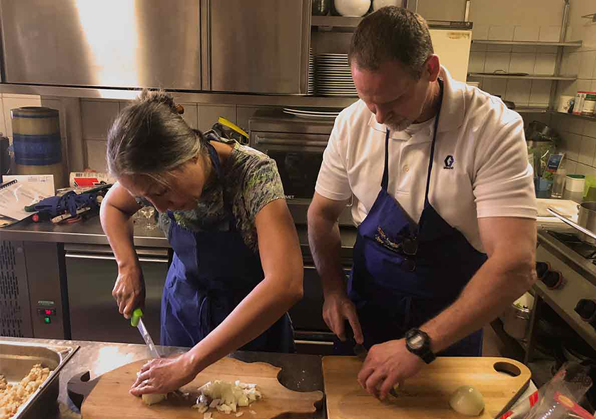 Cooking class on the Wine Road